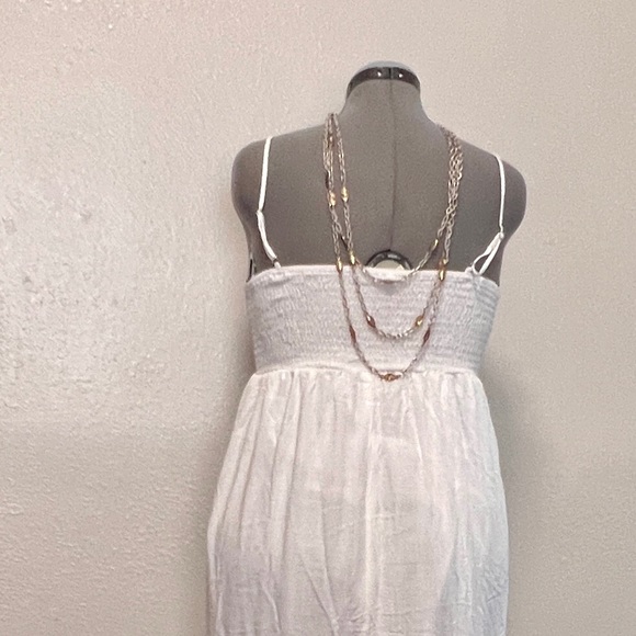 Two Tone, 3 Row Necklace from The Sak Recycled Metal 31” Long+Extender BRAND NEW - Picture 12 of 13